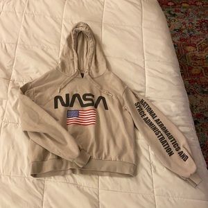 NASA cropped sweatshirt